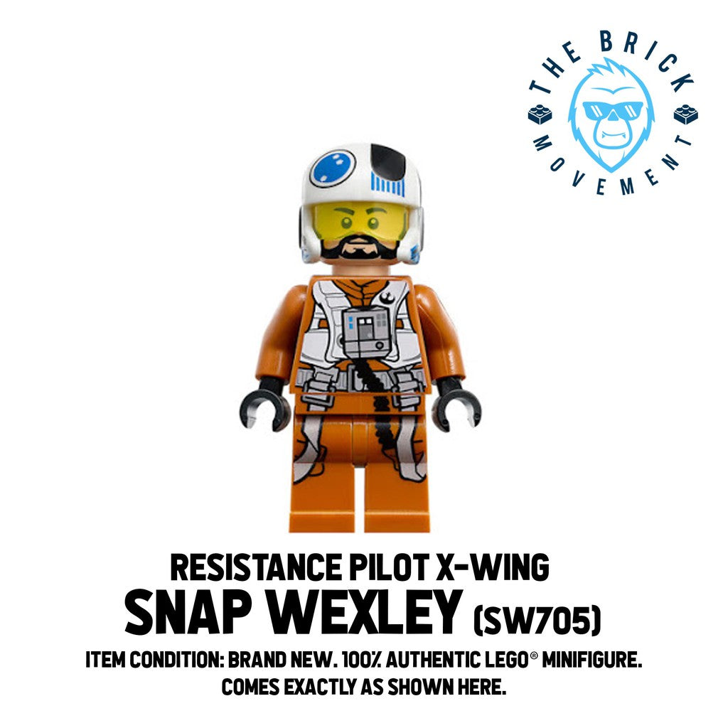 LEGO STAR WARS Resistance Pilot Snap Wexley Minifigure