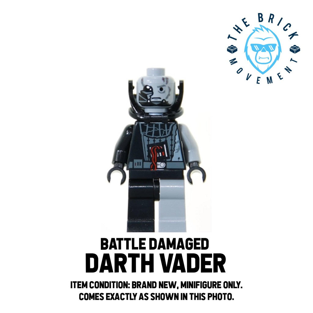 LEGO STAR WARS Battle Damaged Darth Vader Minifigure