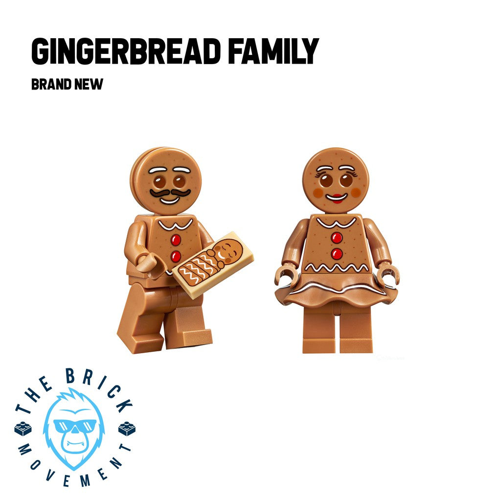 LEGO Gingerbread Family Minifigures