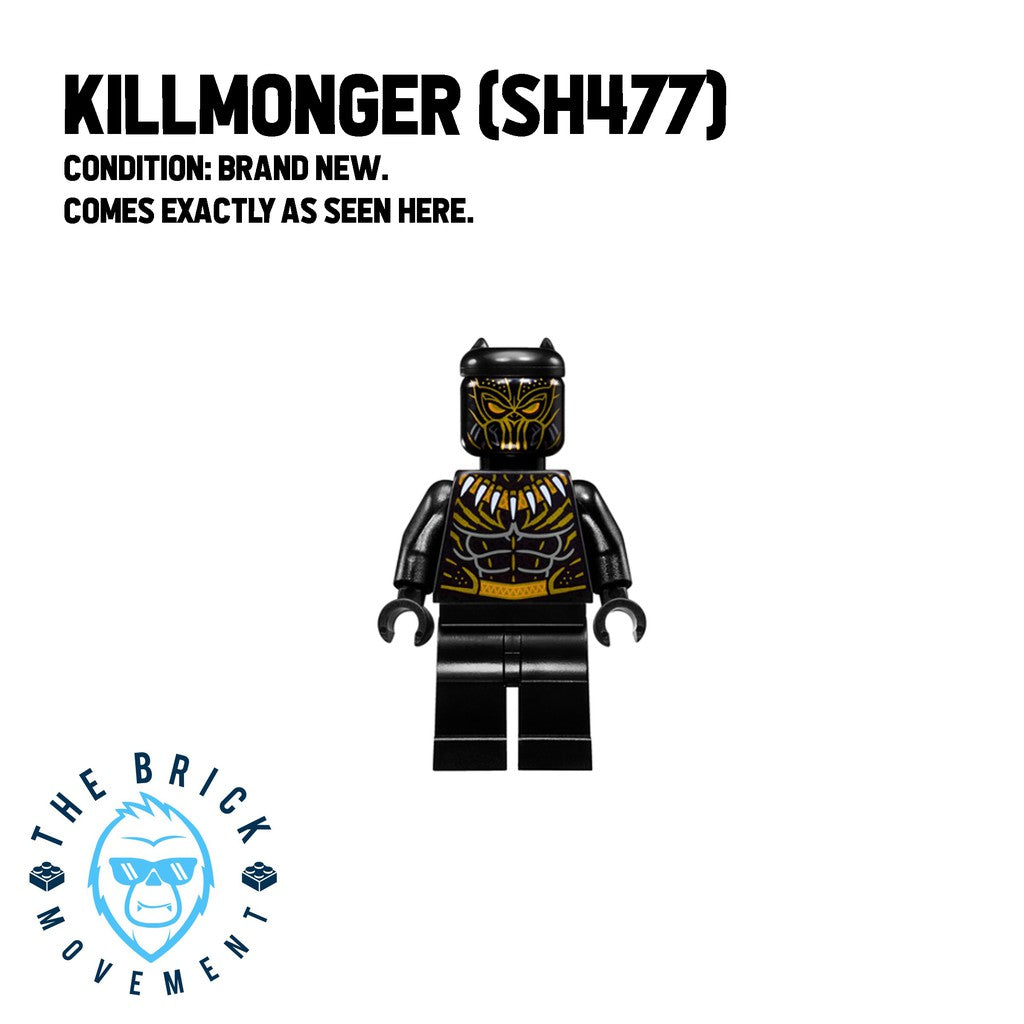 LEGO MARVEL Erik Killmonger (Golden Jaguar) Minifigure