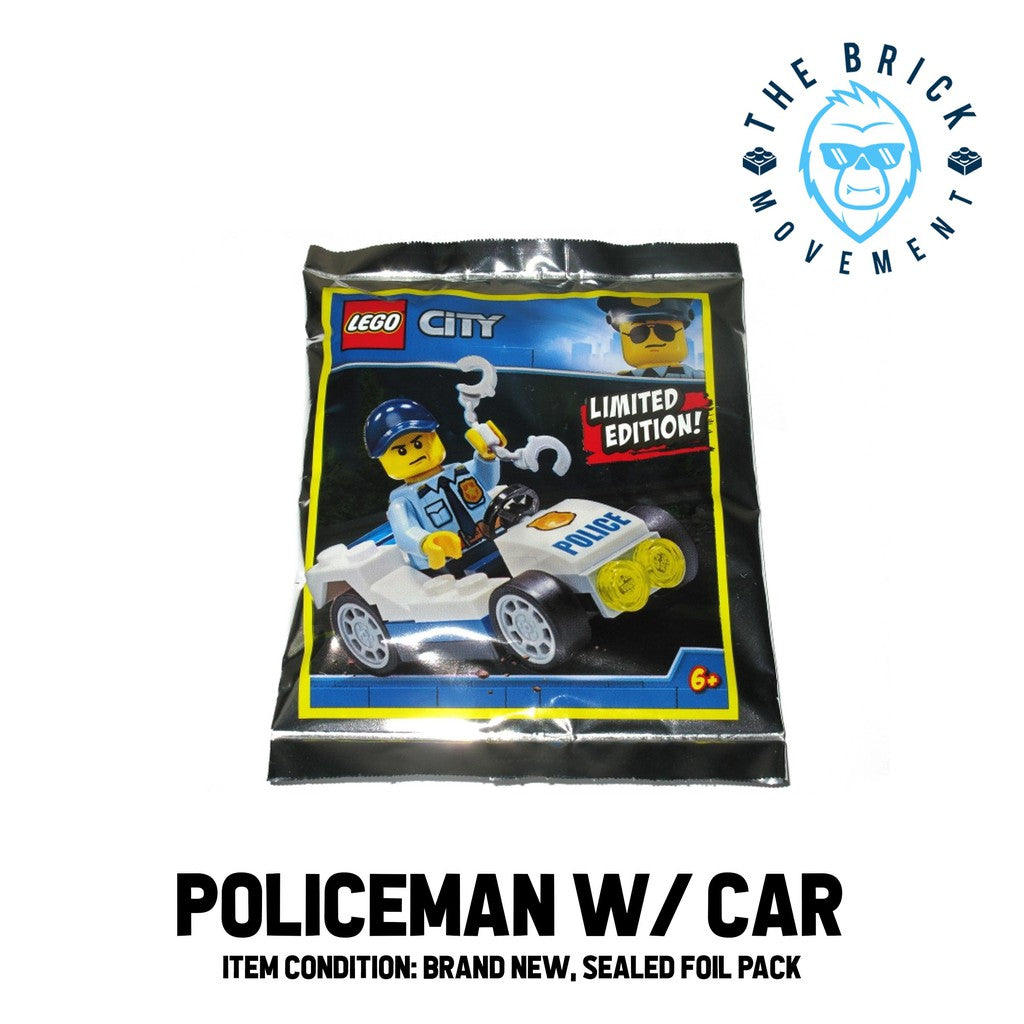 LEGO CITY Policeman w/ Car Foil Pack