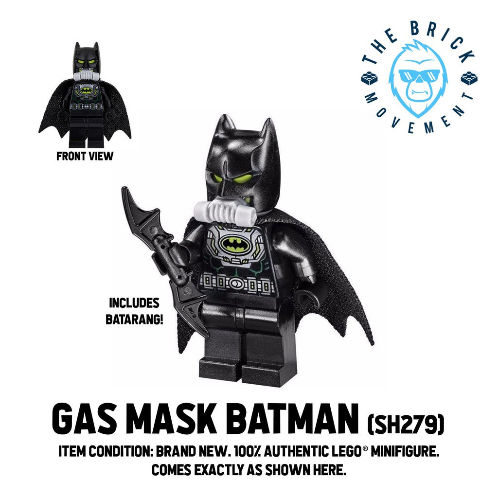 LEGO DC Gas Mask Batman Minifigure