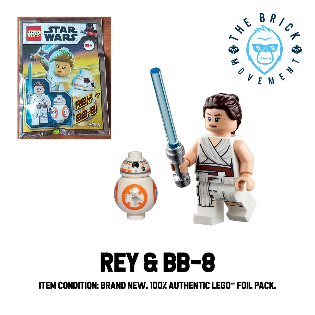 LEGO STAR WARS Rey & BB-8 Foil Pack