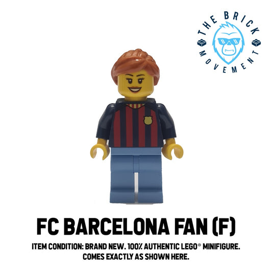 LEGO FC Barcelona Fan (F) Minifigure