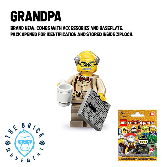 LEGO Collectible Minifigure Series 10: Grandpa Minifigure