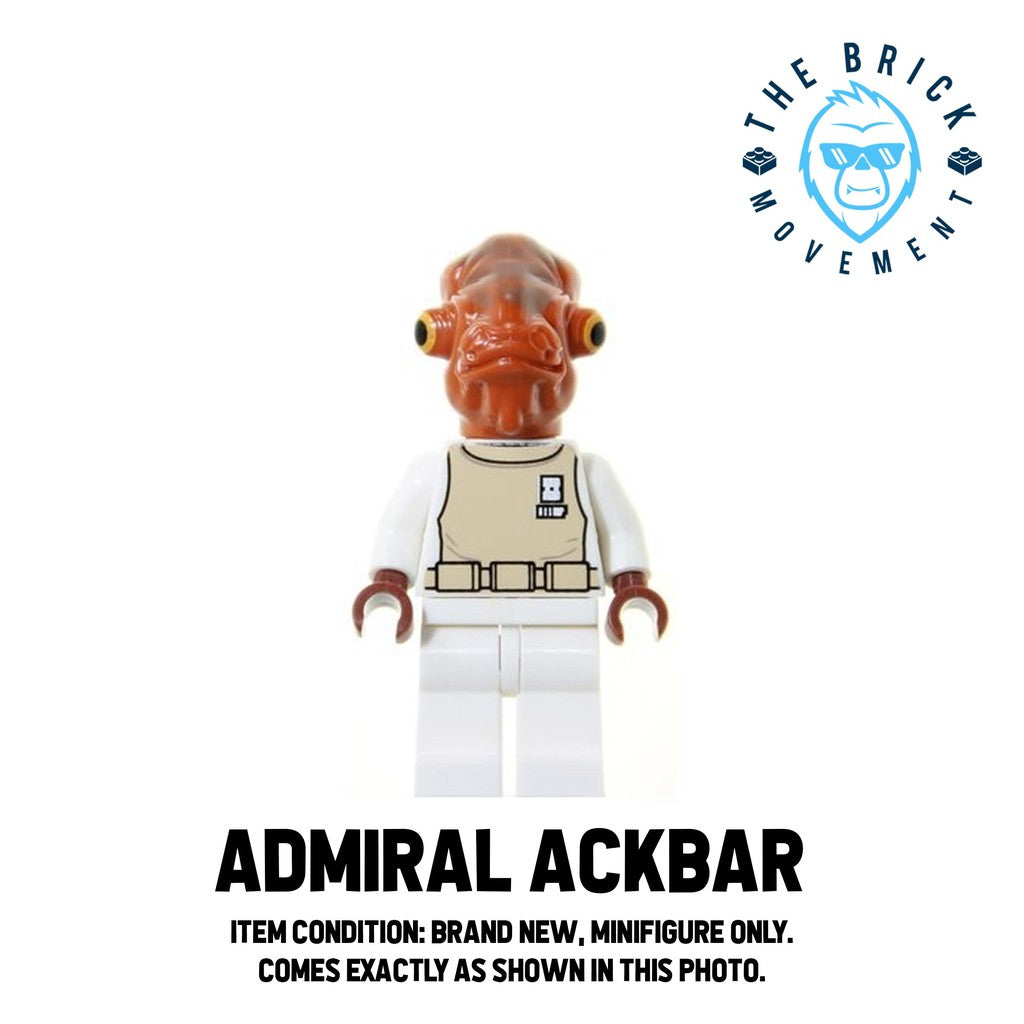 LEGO STAR WARS Admiral Ackbar Minifigure