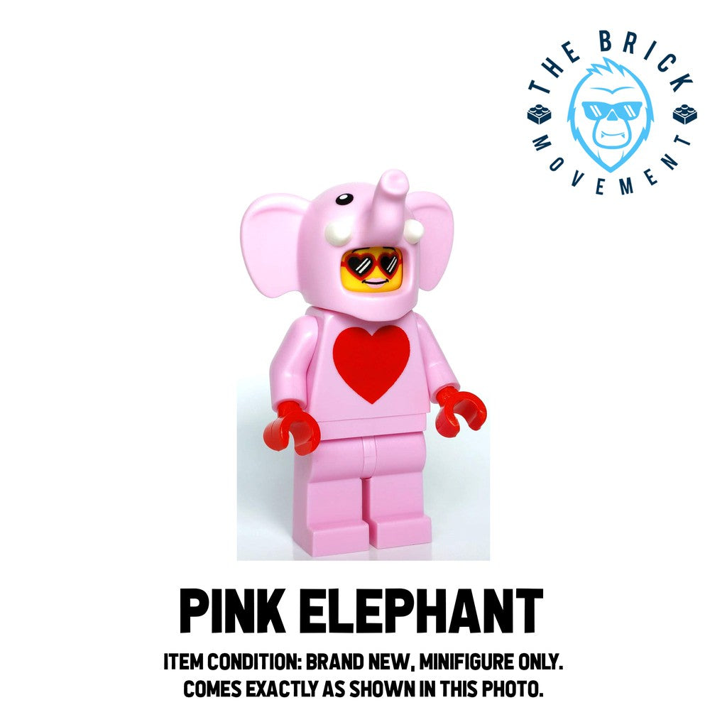 LEGO BAM Pink Elephant Girl Minifigure