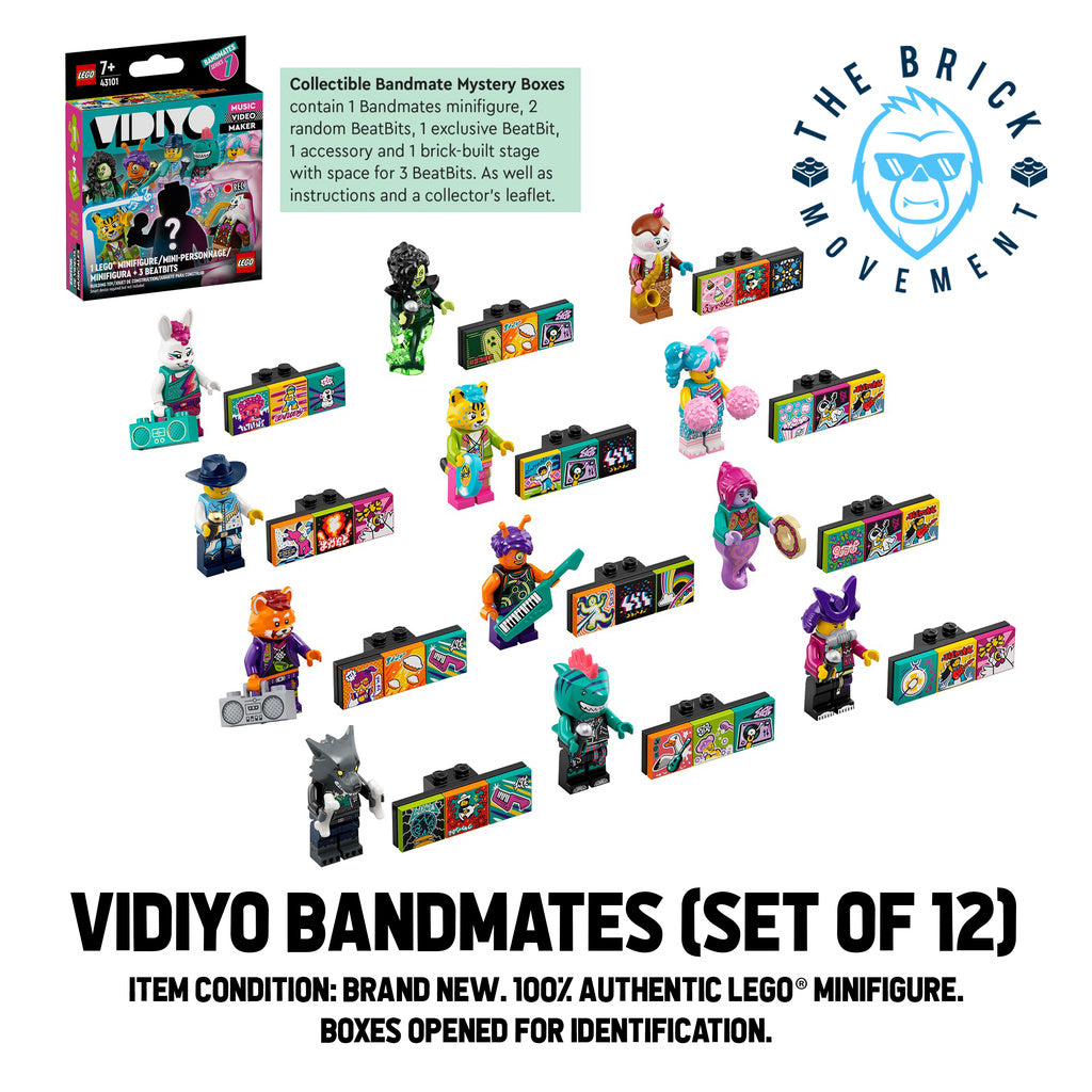 LEGO VIDIYO Bandmates Series 1: Bandmates Series 1: Set of 12 Minifigures