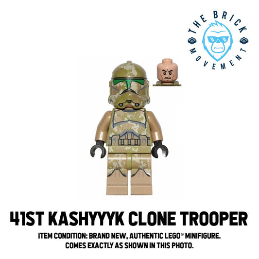 LEGO STAR WARS 41st Kashyyyk Clone Trooper Minifigure