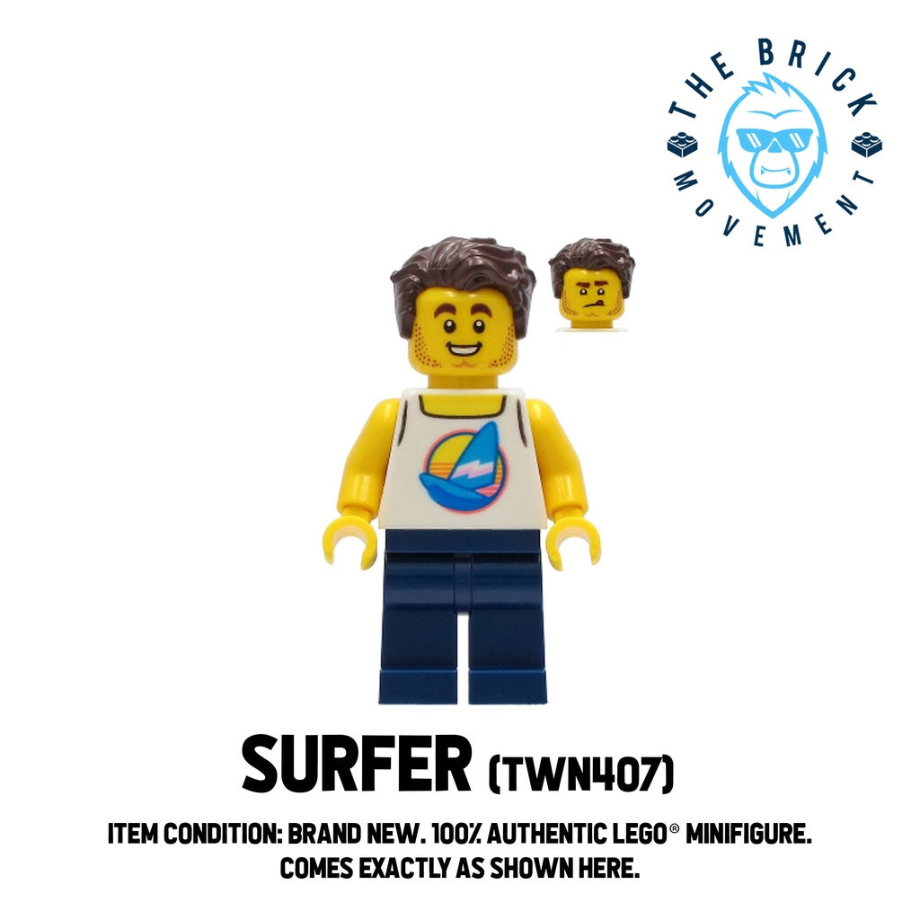 LEGO CITY Surfer Minifigure