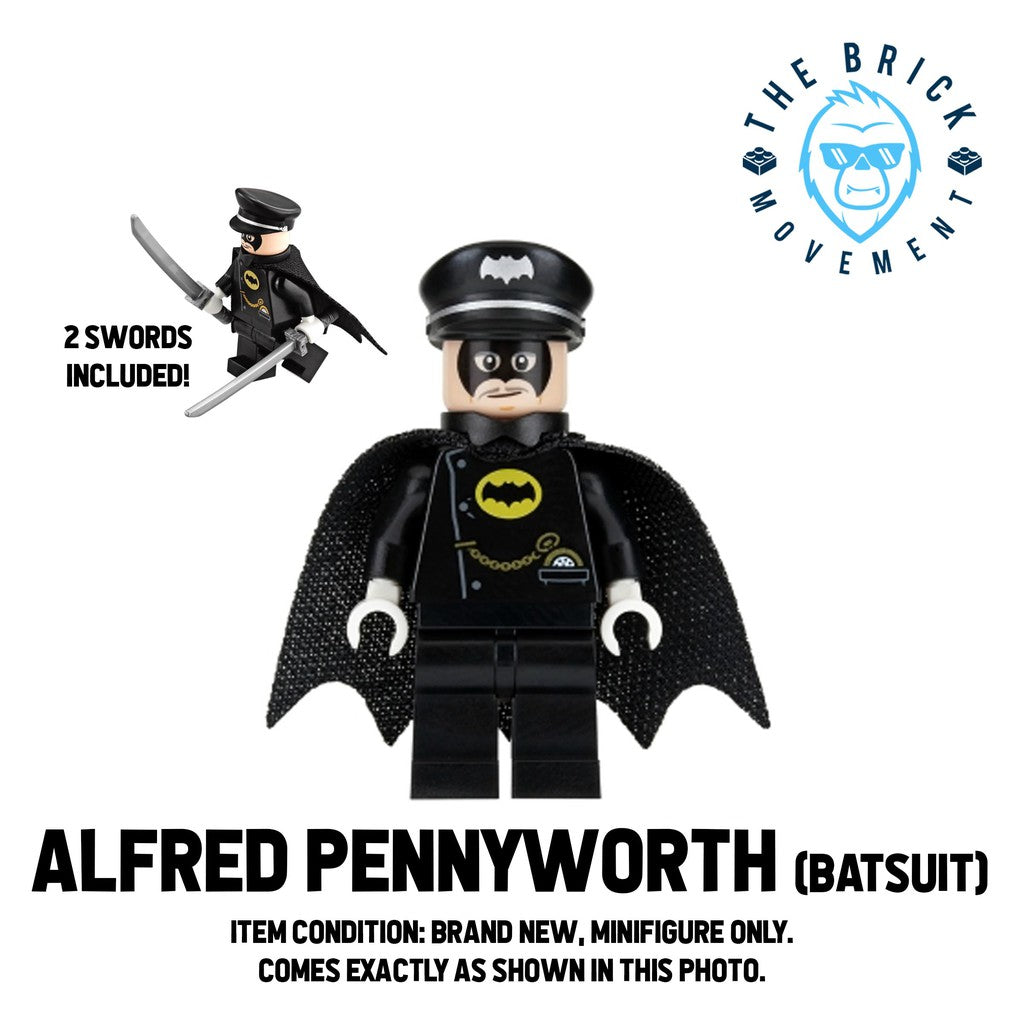 LEGO DC Alfred Pennyworth Batsuit Minifigure