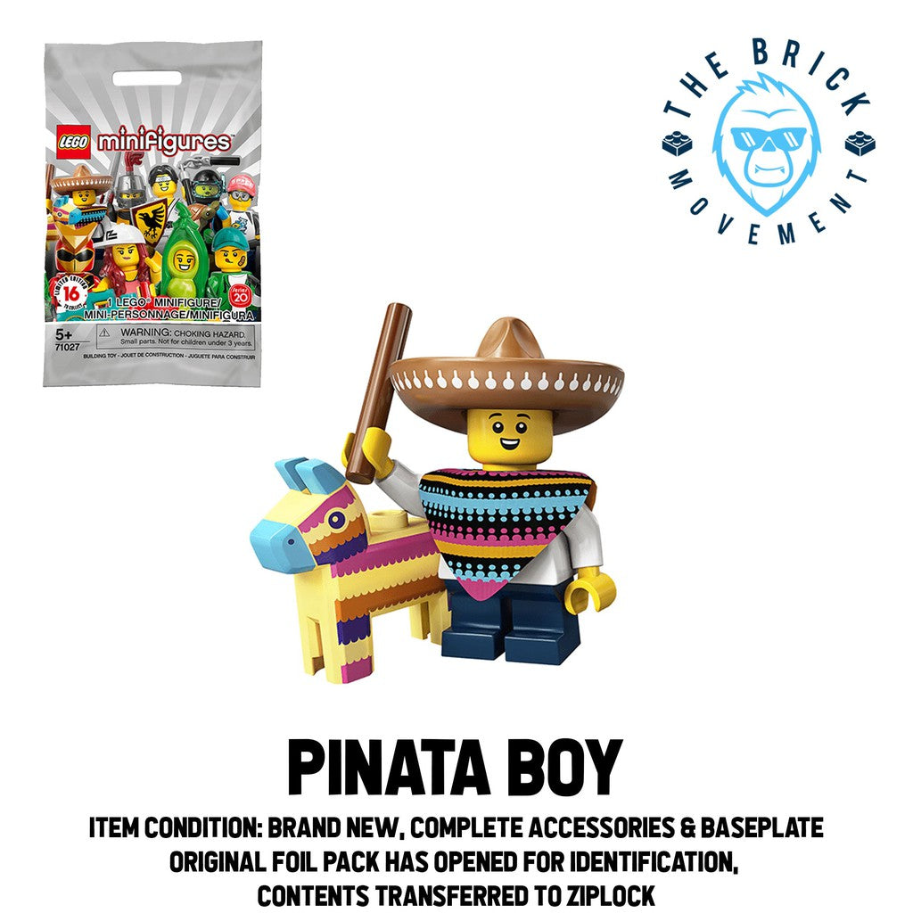 LEGO Collectible Minifigure Series 20: Piñata Boy Minifigure