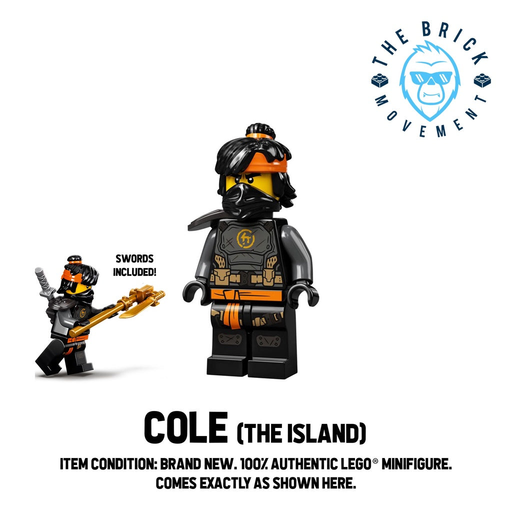 LEGO NINJAGO Cole (The Island) Minifigure