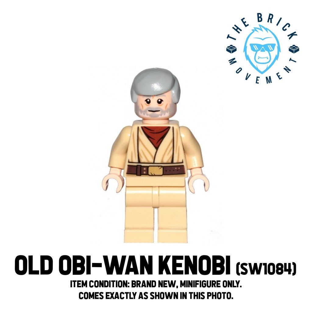 LEGO STAR WARS Old Obi-Wan Kenobi Minifigure