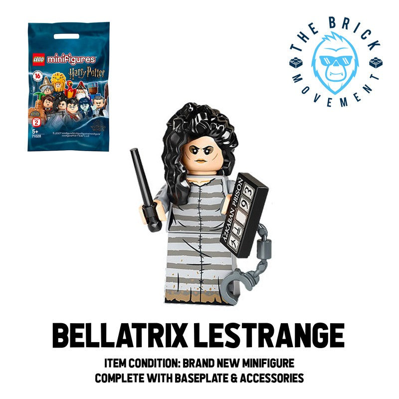 LEGO Collectible Minifigure Series HARRY POTTER 2: Bellatrix Lestrange Minifigure