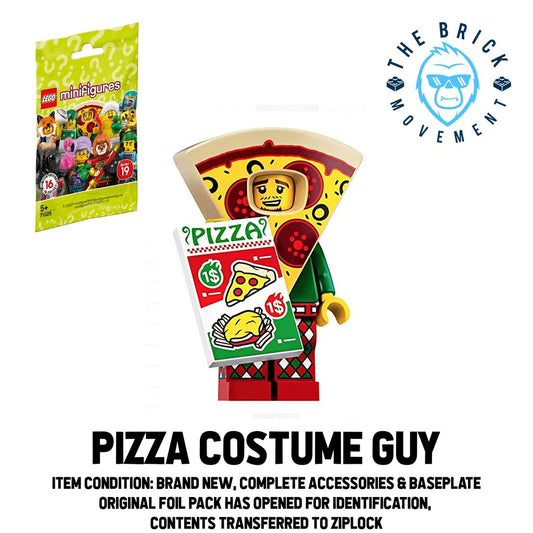 LEGO Collectible Minifigure Series 19: Pizza Costume Guy Minifigure