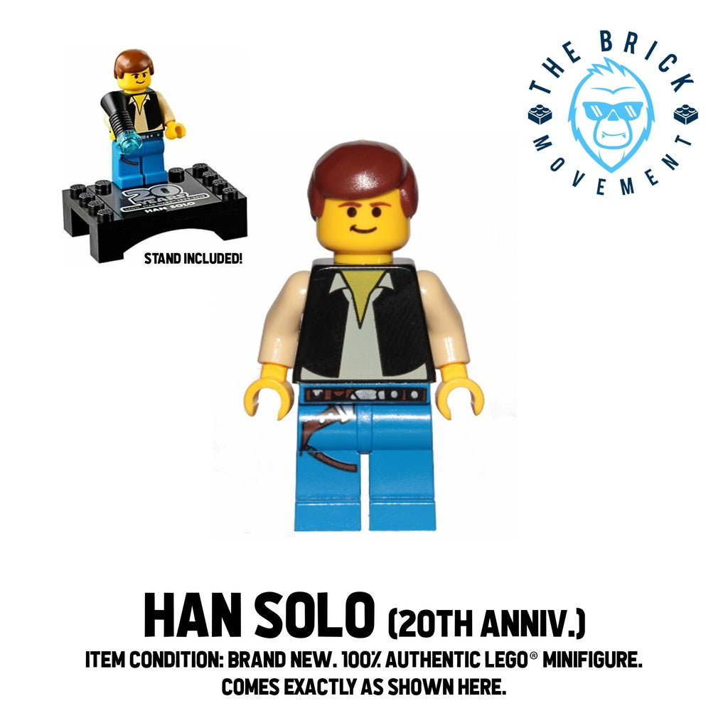 LEGO STAR WARS Han Solo (20th Anniversary) Minifigure