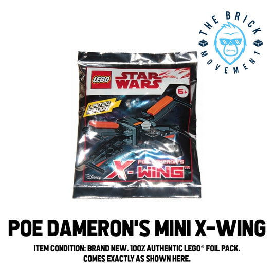 LEGO STAR WARS Poe Dameron's Mini X-Wing Foil Pack