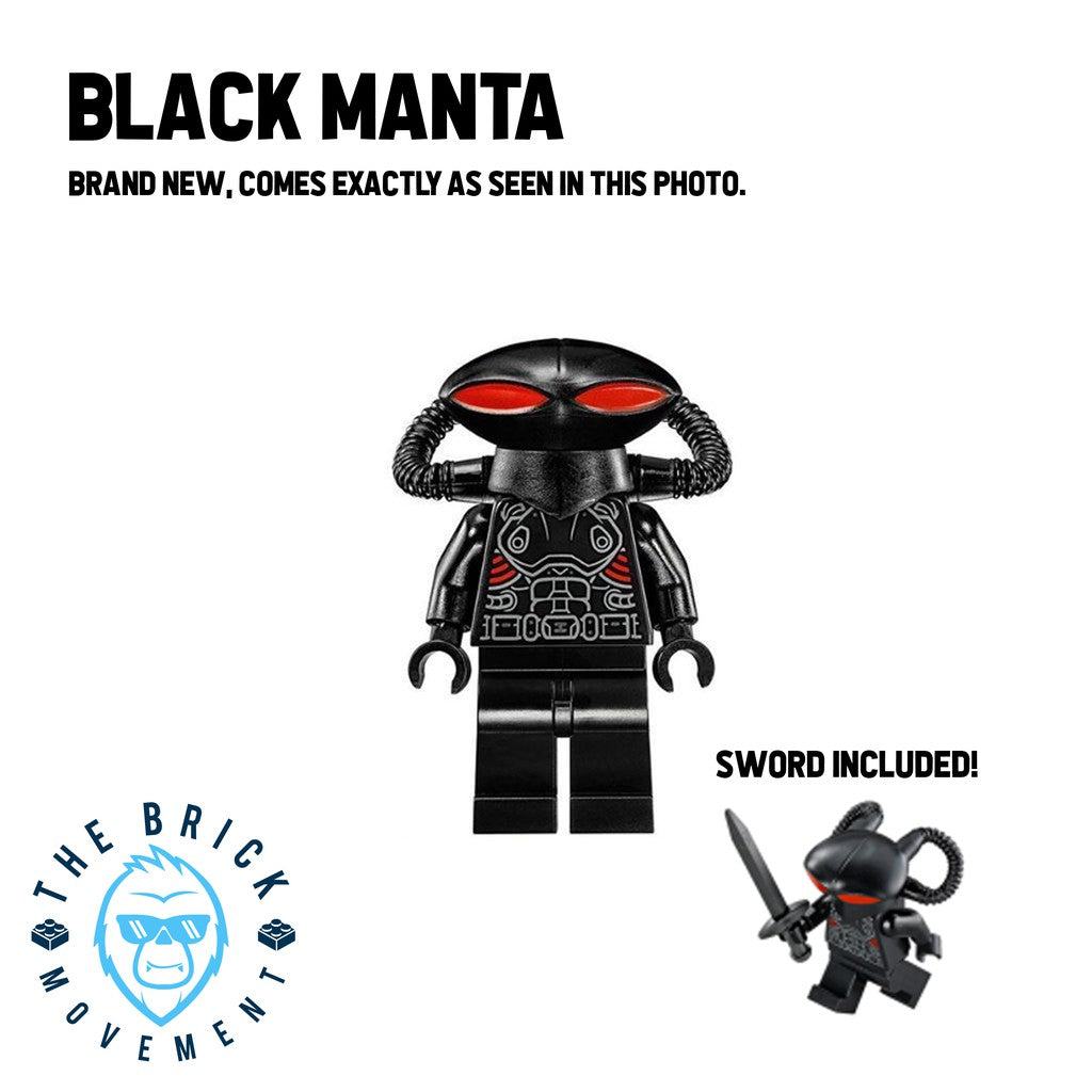 LEGO DC Black Manta Minifigure