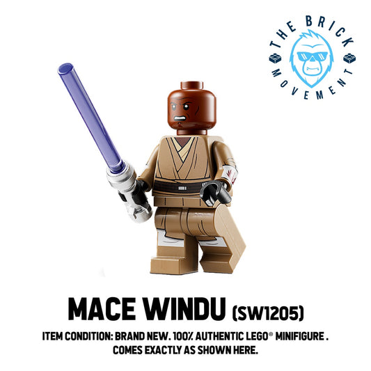 LEGO STAR WARS Mace Windu Minifigure