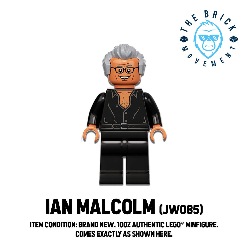 LEGO JURASSIC WORLD Ian Malcolm Minifigure