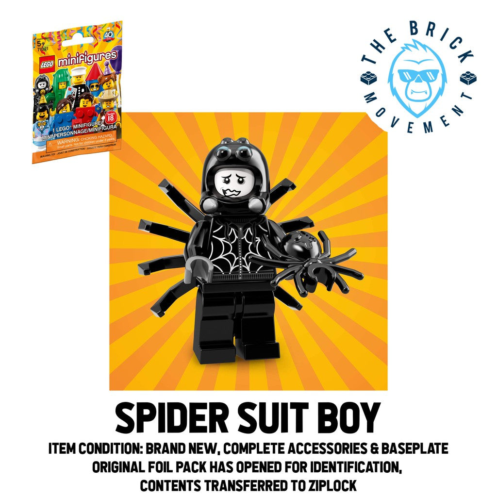 LEGO Collectible Minifigure Series 18: Spider Suit Guy Minifigure