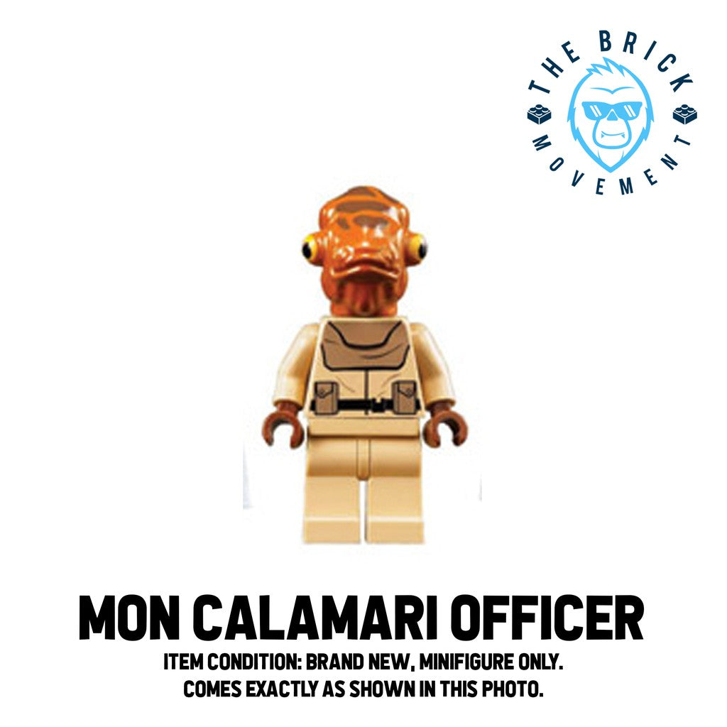 LEGO STAR WARS Mon Calamari Officer Minifigure