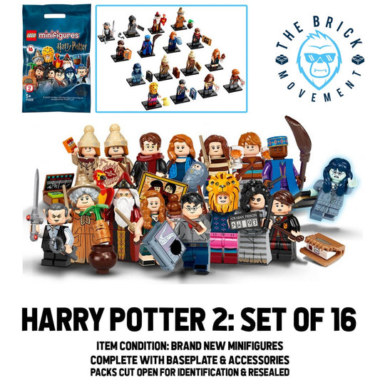 LEGO Collectible Minifigure Series HARRY POTTER 2: Set of 16 Minifigures