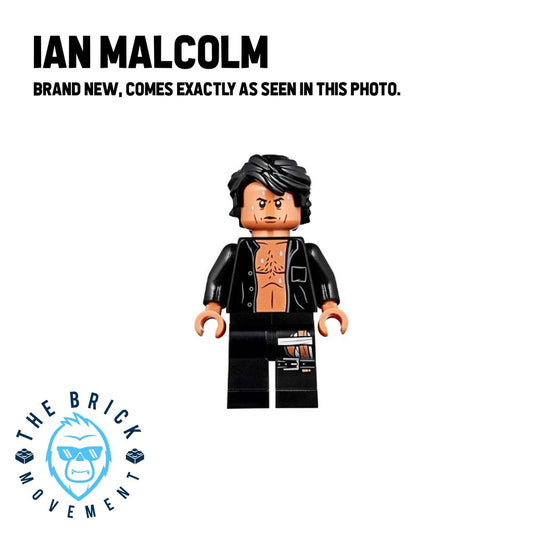 LEGO JURASSIC WORLD Ian Malcolm Minifigure