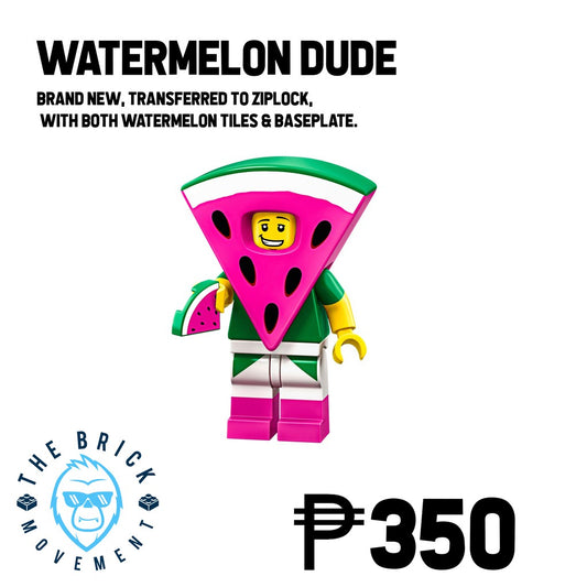 LEGO Collectible Minifigure Series THE LEGO MOVIE 2: Watermelon Dude Minifigure