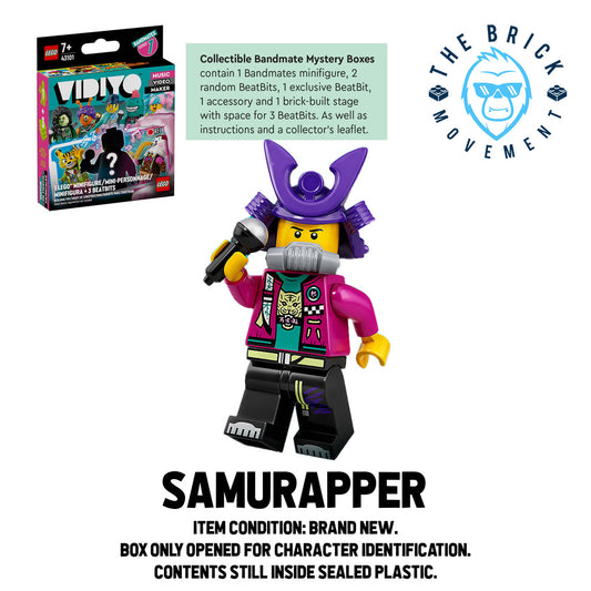 LEGO VIDIYO Bandmates Series 1: Samurapper Minifigure