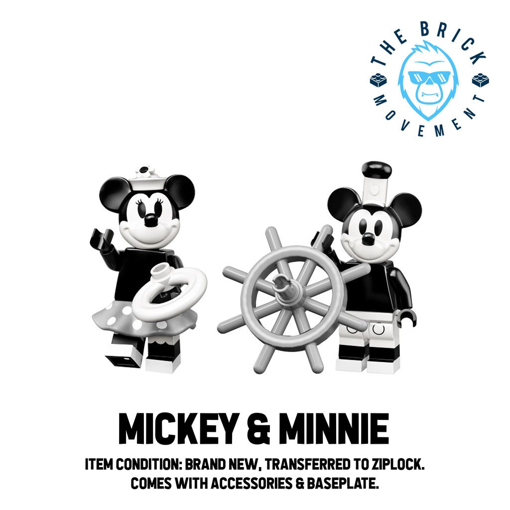 LEGO Collectible Minifigure Series DISNEY 2: Mickey & Minnie Mouse Minifigures