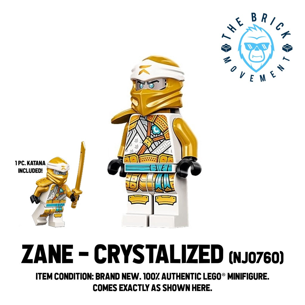 LEGO NINJAGO Zane (Crystalized) Minifigure