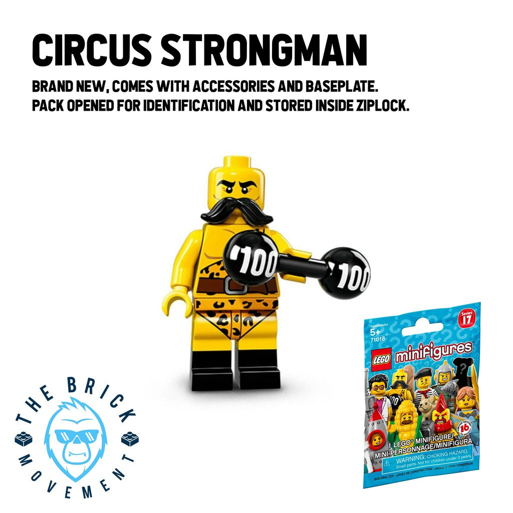 LEGO Collectible Minifigure Series 17: Circus Strongman Minifigure