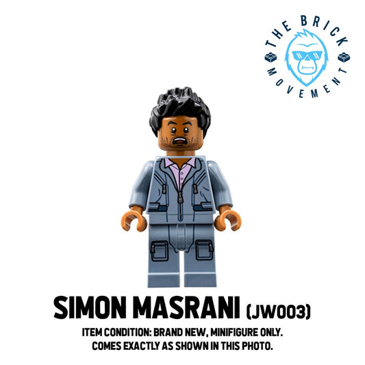 LEGO JURASSIC WORLD Simon Masrani Minifigure