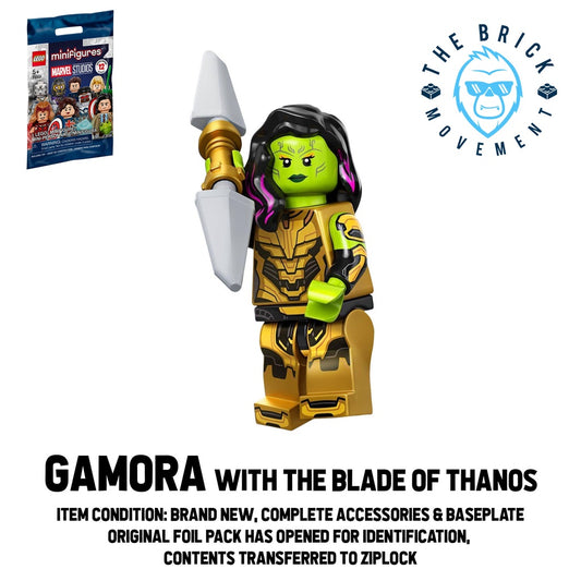 LEGO Collectible Minfigure Series Marvel Studios: Gamora with the Blade of Thanos Minifigure