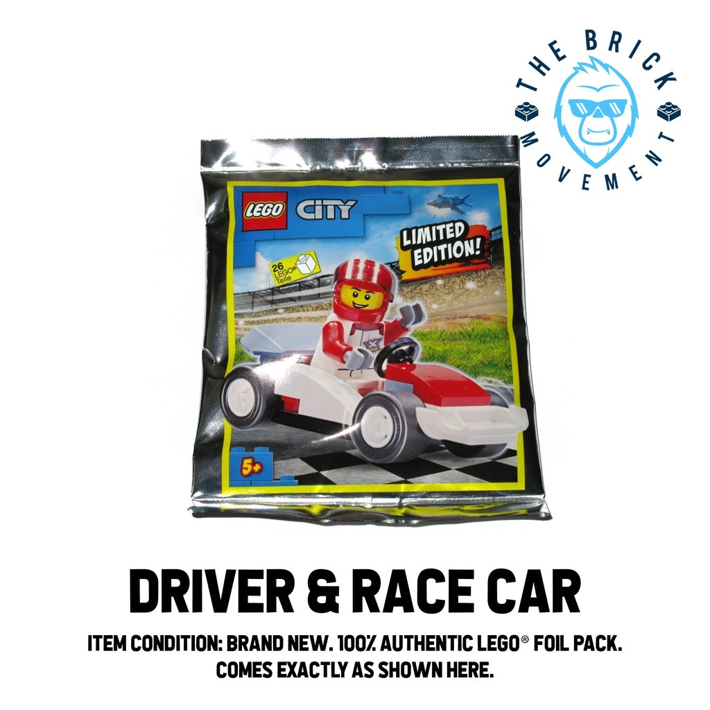 LEGO CITY Driver & Race Car Foil Pack