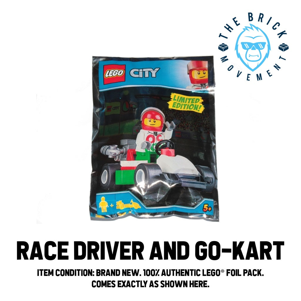 LEGO CITY Race Driver & Go Kart Foil Pack