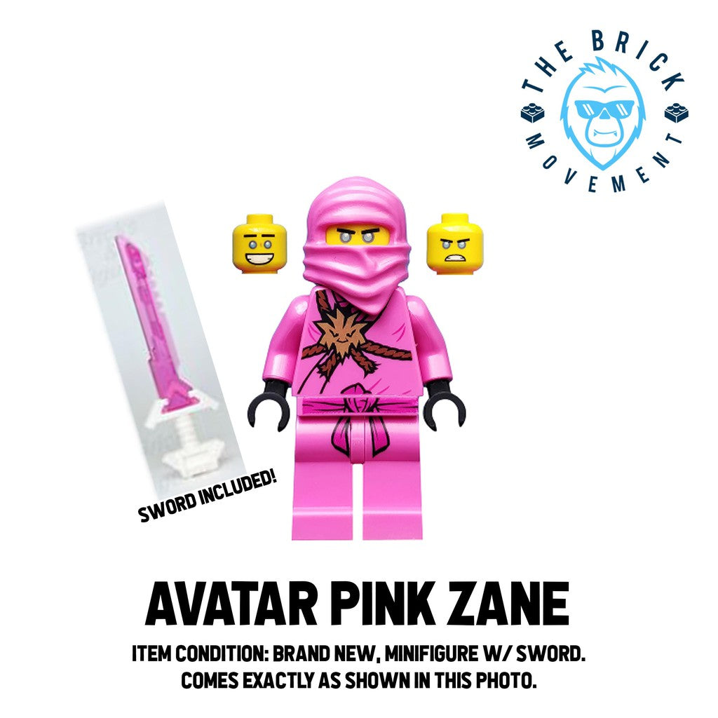 LEGO NINJAGO Avatar Pink Zane Minifigure