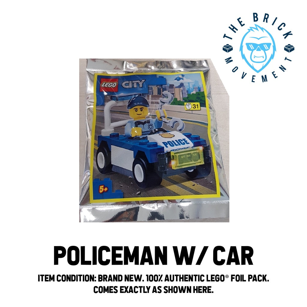 LEGO CITY Policeman w/ Car Foil Pack