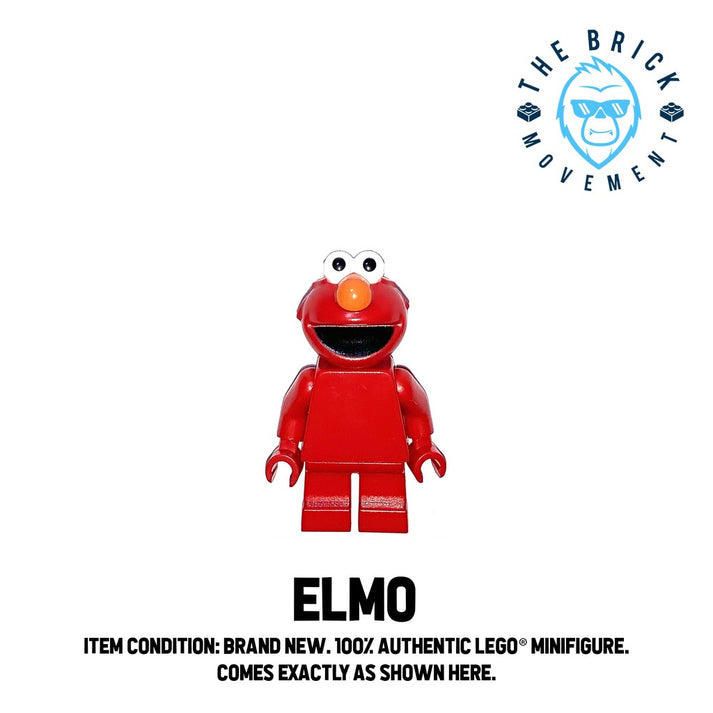 LEGO IDEAS Sesame Street Elmo Minifigure – The Brick Movement