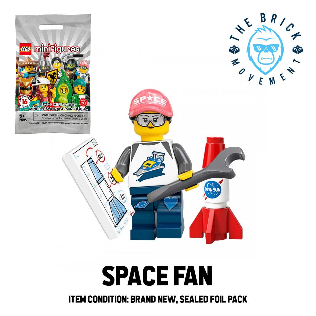 LEGO Collectible Minifigure Series 20: Space Fan Minifigure