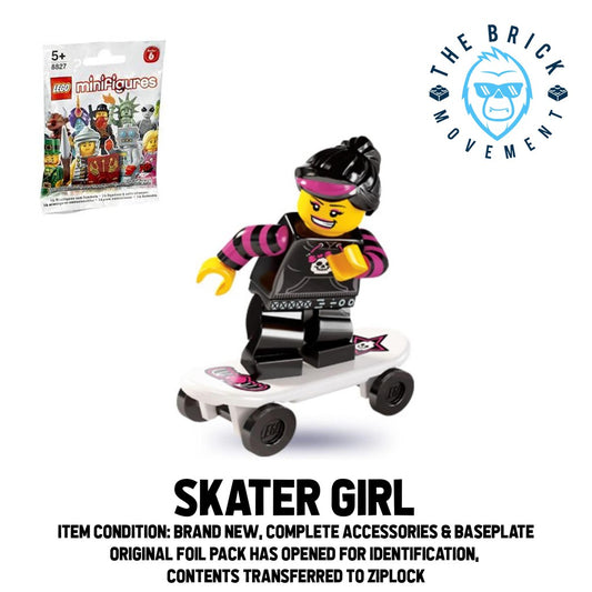 LEGO Collectible Minifigure Series 6: Skater Girl Minifigure