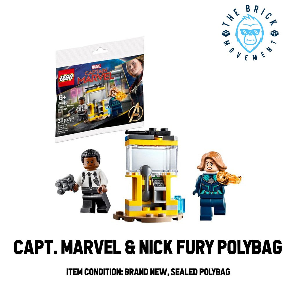 LEGO MARVEL Captain Marvel & Nick Fury Polybag