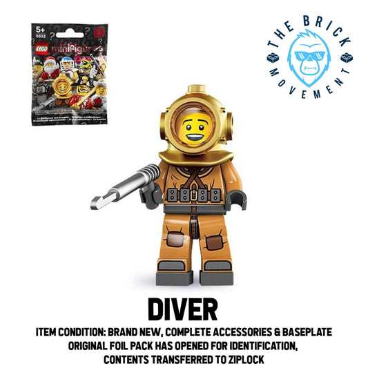 LEGO Collectible Minifigure Series 8: Diver Minifigure