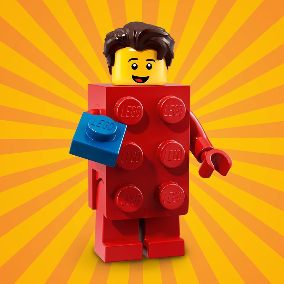 LEGO Collectible Minifigure Series 18: Brick Suit Boy Minifigure