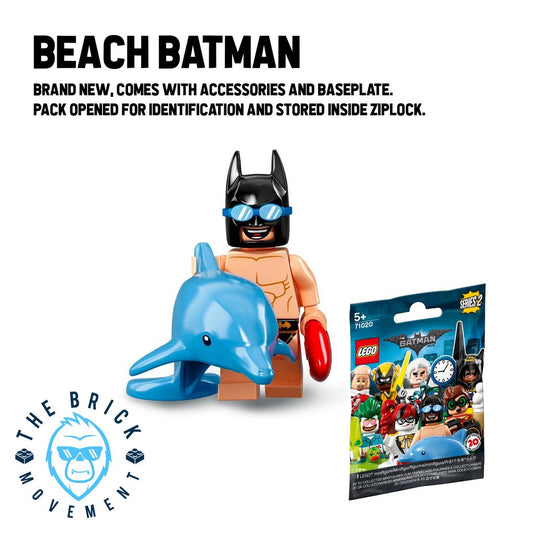 LEGO Collectible Minifigure Series THE LEGO BATMAN MOVIE 2: Beach Batman Minifigure