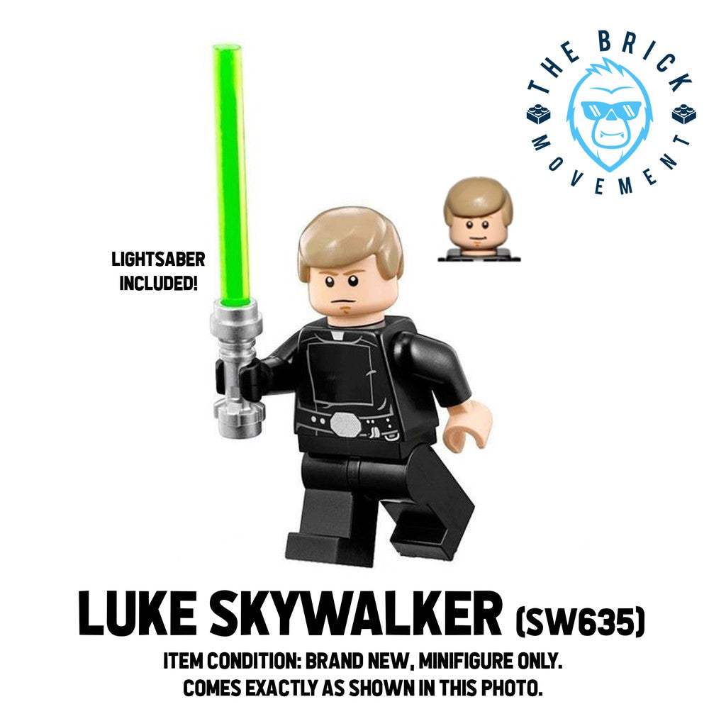 LEGO STAR WARS Luke Skywalker Minifigure – The Brick Movement