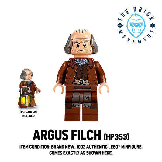 LEGO HARRY POTTER Argus Filch Minifigure