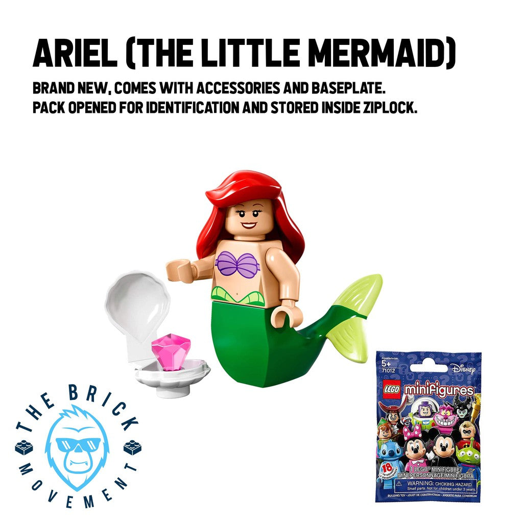 LEGO Collectible Minifigure Series DISNEY 1: Ariel (The Little Mermaid) Minifigure